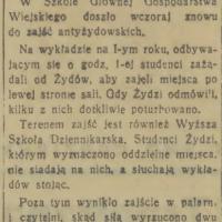 Zajścia antyżydowskie Zajścia antyżydowskie, 1936
