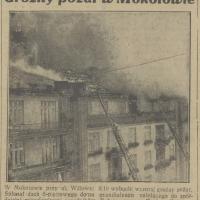 Pożar na Willowej, 1936