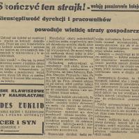 Skończyć strajk Skończyć strajk, 1937
