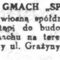 Nowy gmach, 1937