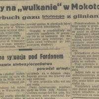 Domy na wulkanie, 1937