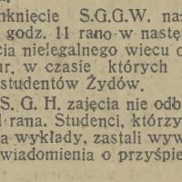 Nielegalny wiec Nielegalny wiec, 1937