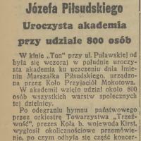 Uroczysta akademia