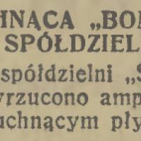 Cuchnąca bomba, 1937