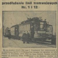 Przedłużenie linji, 1937