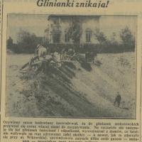 Glinianki znikają, 1937