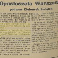 Tramwaje niby choinki, 1937