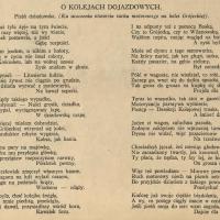 Pieśn o kolejce, 1937