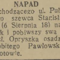 Napad, 1937