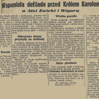 Wspaniała defilada, 1937