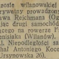 Wypadki, 1937