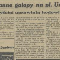 Ranne galopy, 1937