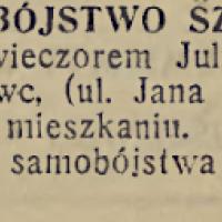 Samobójstwo szewca, 1937