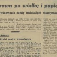Po wódkę i papierosy, 1937