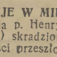 Złodzieje w mieszkaniu, 1937