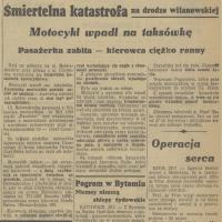 Śmiertelna katastrofa, 1937