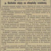Szachistka zdąży, 1937
