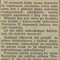 Problemy miłośników opery, 1937