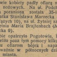 Napad nożowy Napad nożowy, 1937
