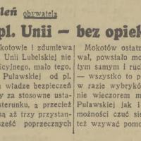 Bez  policji, 1937