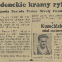 Studenckie kramy rybne Studenckie kramy rybne, 1937