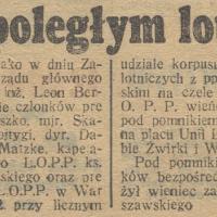 Hołd poległym, 1937