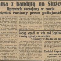 Walka z bandytą, 1937