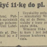 Przedłużyć 11 Przedłużyć 11, 1937