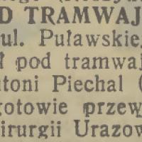 Pod tramwajem Pod tramwajem, 1937