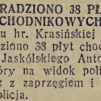Kradzież płyt Kradzież płyt, 1937