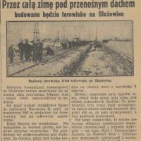 Budowa pod dachem, 1937