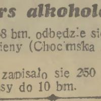 Kurs alkohologii Kurs alkohologii, 1937