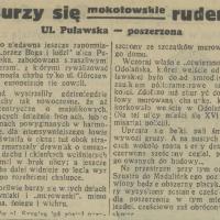 Burzy się rudery, 1938