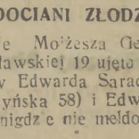 Młodociani złodzieje, 1938
