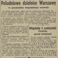 W przededniu wspaniałego rozwoju, 1938