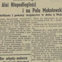 Pokazy wojskowe, 1938