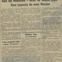 Nowe targowiska, 1938