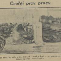 Czołg przy pracy, 1938