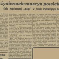 Inżynierowie i cuda, 1938