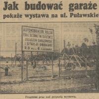 Jak budować garaże? Jak budować garaże? 1938