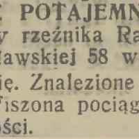 W piwnicy rzeźnika, 1938