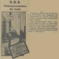 Niebezpieczeństwo dla bydła, 1938