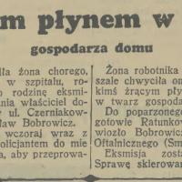 Żrącym płynem, 1937