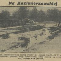 Na Kazimierzowskiej, 1938