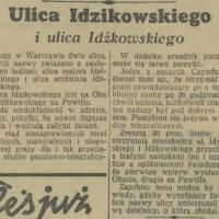 Idzikowskiego i Idźkowskiego, 1938