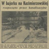 W bajorku na Kazimierzowskiej, 1938