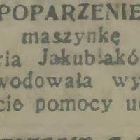 Poparzenie, 1938