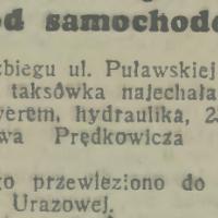 Pod samochodem, 1938