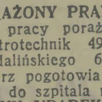Porażony prądem, 1938