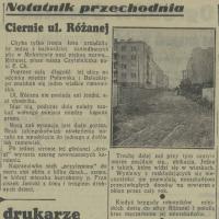 Ciernie Różanej, 1938